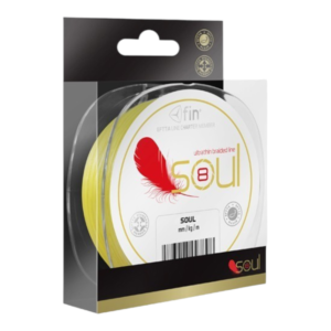 FIN Soul 8X 122m fluo sárga pergetőzsinór 0,04mm 4,5kg