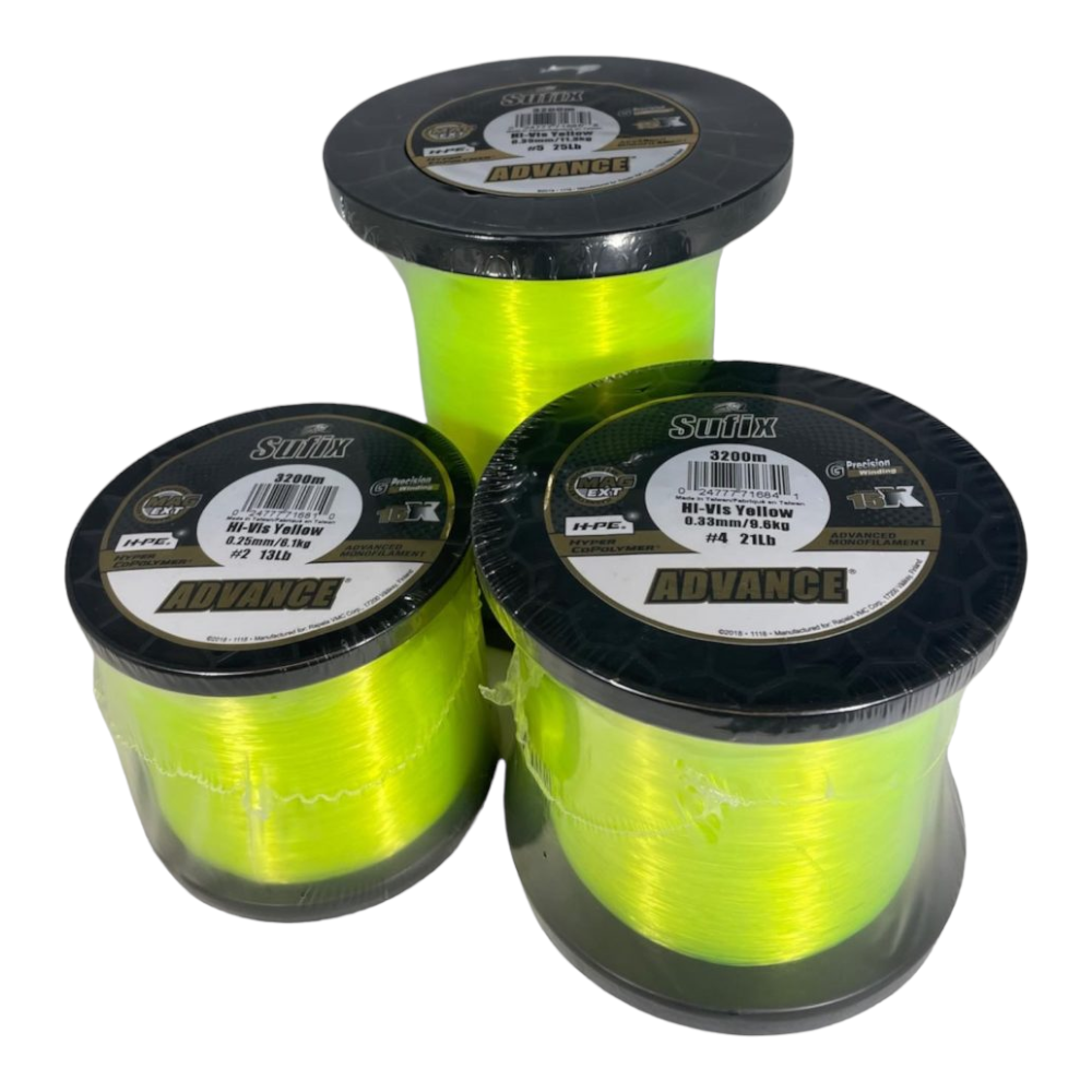 Sufix Advance 3200m Hi Vis Yellow