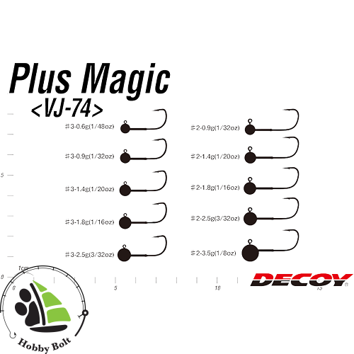 Decoy Plus Magic VJ-74 Jig 3 Decoy VJ-74 Jig