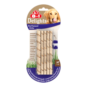 8 in 1 Delights beef twisted sticks