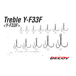 DECOY hármas horog y-f33f extra fine wire