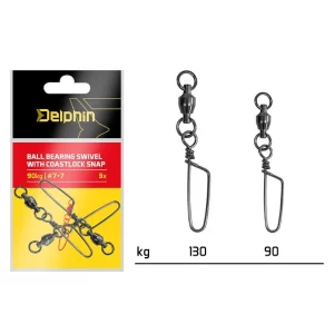 Delphin Harcsás Forgó kapocs 3db 90kg
