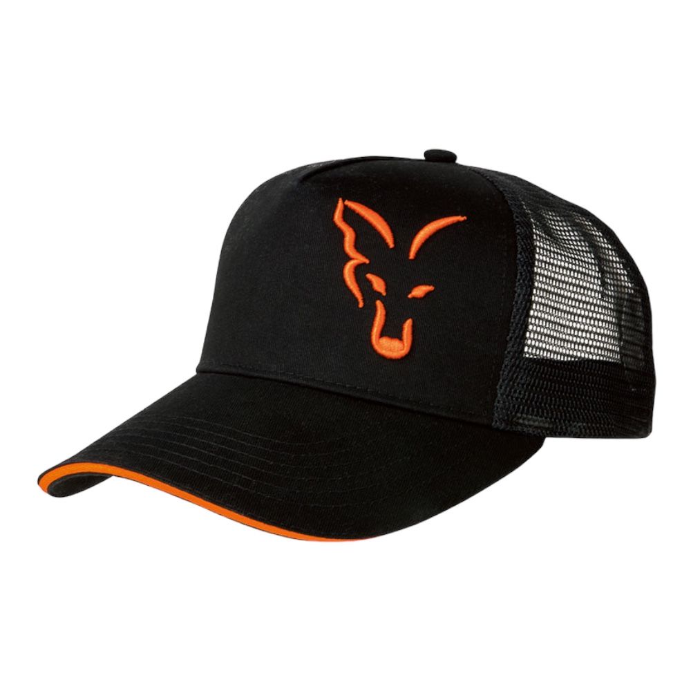 Fox Black/Orange Trucker Cap