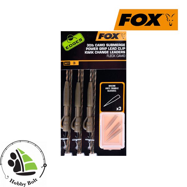 Fox Edges™ Submerge Camo Leader Lead Clip Kwik Change
