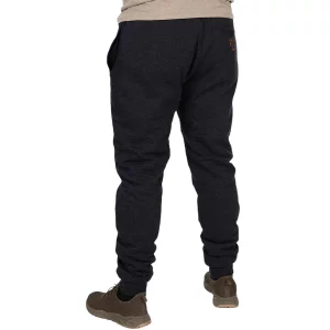 6 Fox Collection Sherpa Joggers Black-Orange Melegítőnadrág
