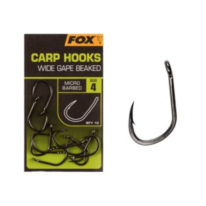 Fox Wide Gape Beaked Carp Hooks