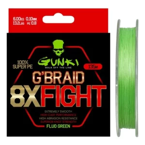 Gunki G-Braid 8X Fight PE 0,10 135m