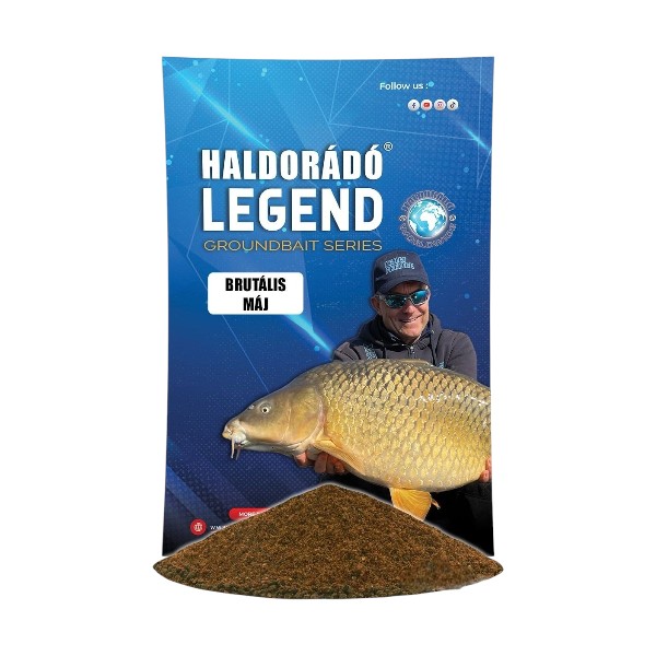 HALDORÁDÓ LEGEND Groundbait Brutális Máj 800g