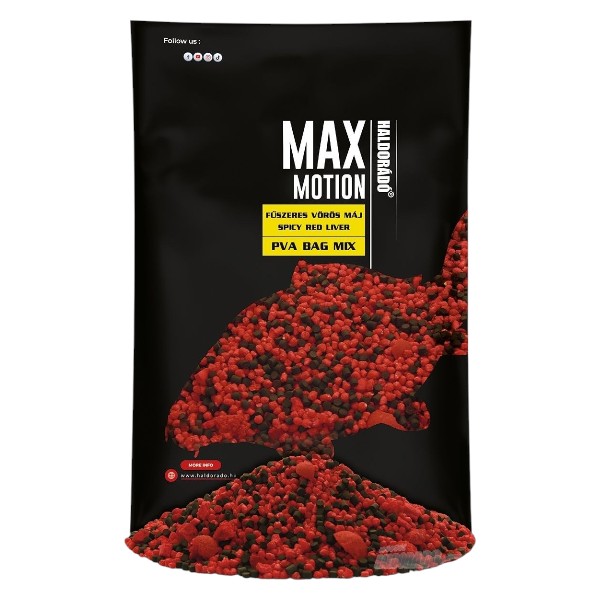 Haldorádó Max Motion Pva Bag Mix Fűszeres Vörös Máj 600g
