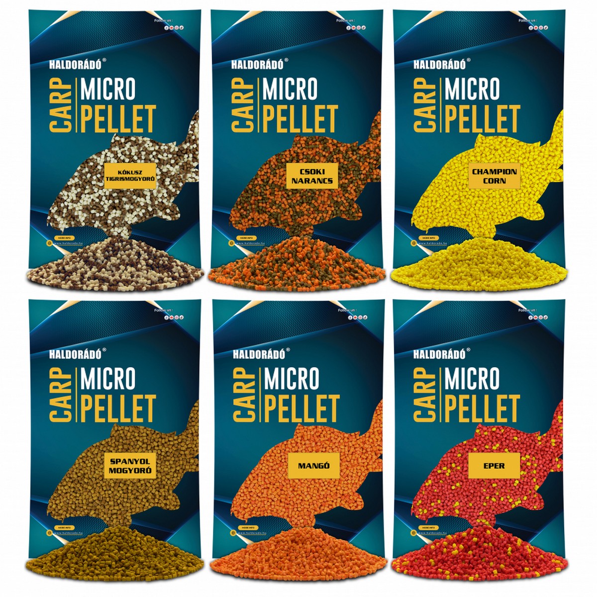 HALDORÁDÓ Carp Micro Pellet 600g