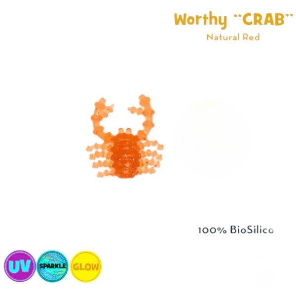 Nerd Fishing Worthy Crab 1,5cm 4 Nerd Fishing Worthy Crab 1,5cm-red