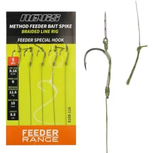 Nevis Method Feeder horog előke