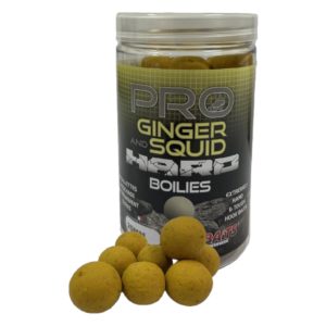 Starbaits Hard Boilies Pro Ginger and Squid 200g