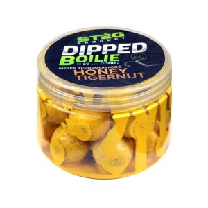 Stég Dipped boilie 20 mm Honey-Tigernut