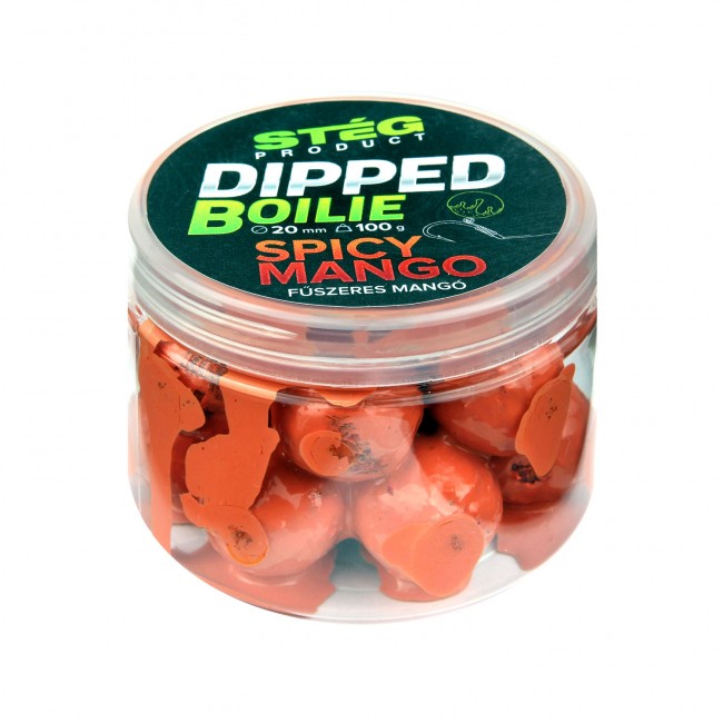 Stég Dipped boilie 20mm Spicy Mango