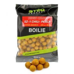 17 Stég High Carb Boilie Chili-Peach 20mm 800g