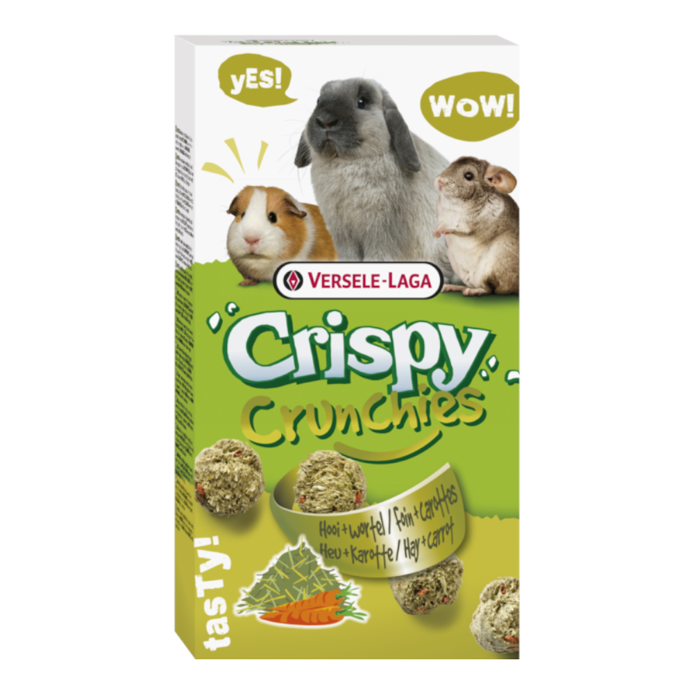 Versele-Laga Crispy Crunchies Hay + Carrot